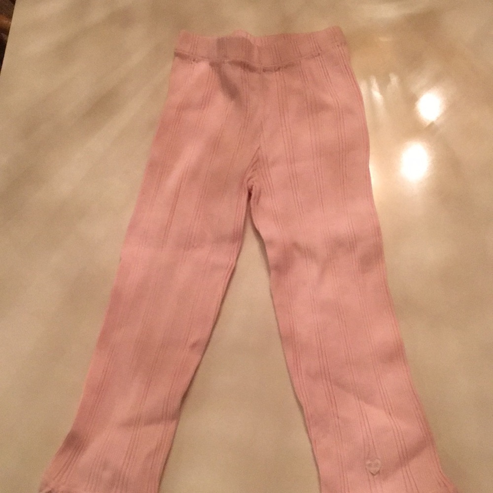 Pink wool pants
